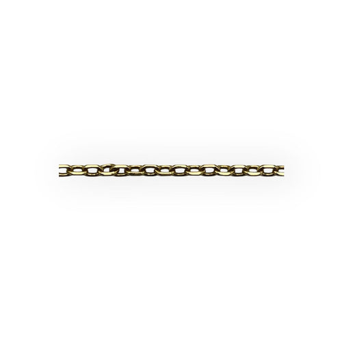 Collier Chaîne - Maille forçat en or jaune 750 avec chaînette de sécurité 58 Facettes 149066457