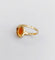 Bague 55.5 Bague vintage en or rose 18k avec camée coquille 58 Facettes A06766