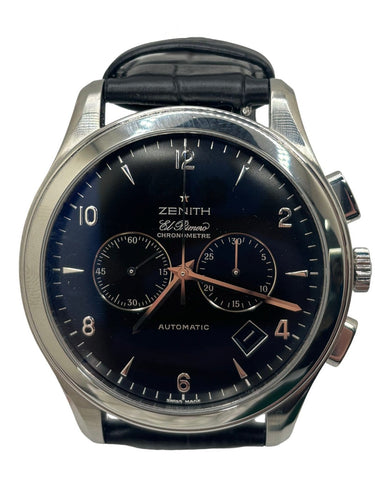 Montre Zenith El Primero - Montre chronographe automatique acier 58 Facettes 1605