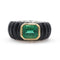 Bague Anello in oro giallo con smeraldo Colombia ct. 1,80 e diamanti 58 Facettes 22526