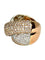 Bague 55 Bague en or rose 18K sertie de diamants env. 6 ct 58 Facettes 1724