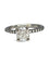 Bague 47 Solitaire - Bague en or blanc 18K et diamant coussin 1,02 ct 58 Facettes 1712