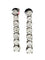 Boucles d'oreilles Boucles d'oreilles pendantes en or blanc 18K et diamants 2 ct 58 Facettes 1540