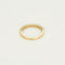 Bague 51 Demi-alliance - Bague en or jaune 18 carats et diamants 58 Facettes BAGUE-002