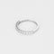 Bague 51 Demi-alliance - Bague en or blanc 18 carats et diamants 58 Facettes BAGUE-001