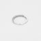 Bague 51 Demi-alliance - Bague en or blanc 18 carats et diamants 58 Facettes BAGUE-001