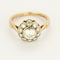 Bague 55 Ravissante bague marguerite en or deux tons 58 Facettes B260113