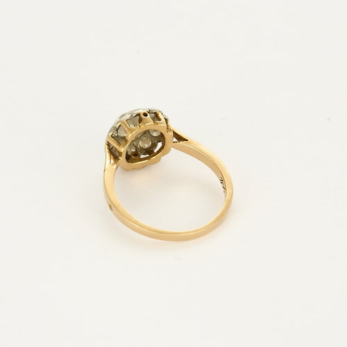 Bague 55 Ravissante bague marguerite en or deux tons 58 Facettes B260113