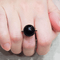 Bague 54 Bague en corail noir et or 18k 58 Facettes T27