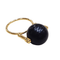 Bague 54 Bague en corail noir et or 18k 58 Facettes T27