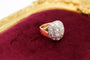 Bague 54 Bague ronde en or jaune 750 et platine sertie de diamants 58 Facettes 250580