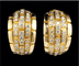 Boucles d'oreilles Cartier Maillon Panthère - Boucles d'oreilles en or jaune et diamants 58 Facettes C15