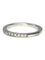 Bague 47 Demi-alliance en or blanc 18K et diamants 0,25 ct 58 Facettes 1714