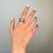 Bague 59 Bague tank en or rose et platine avec diamant 58 Facettes 260069R