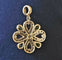 Pendentif Pendentif Art Nouveau en or et argent, améthystes, péridots et diamants 58 Facettes R 650  Rie