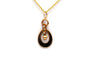 Pendentif Pendentif Napoléon III en or jaune 18 carats serti de perles 58 Facettes B821