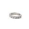 Bague 54 Bague alliance tour complet en or blanc 18 ct et diamants 58 Facettes 145/F