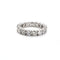 Bague 54 Bague alliance tour complet en or blanc 18 ct et diamants 58 Facettes 145/F