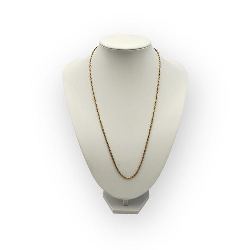 Collier Chaîne - Maille forçat en or jaune 750, 58 cm 58 Facettes 149066456