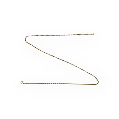 Collier Chaîne - Maille forçat en or jaune 750, 58 cm 58 Facettes 149066456