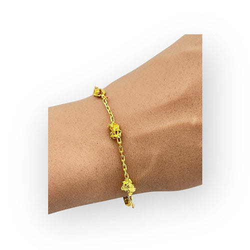 Bracelet Bracelet pépites en or jaune 750 (18K) 58 Facettes 149066312