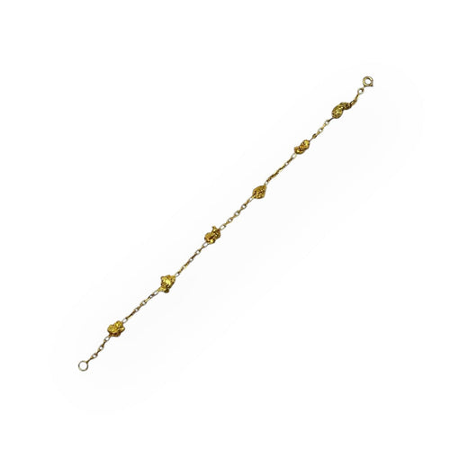Bracelet Bracelet pépites en or jaune 750 (18K) 58 Facettes 149066312