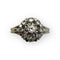 Bague 50 Bague marguerite en or blanc 750 sertie de diamants 58 Facettes 149067271