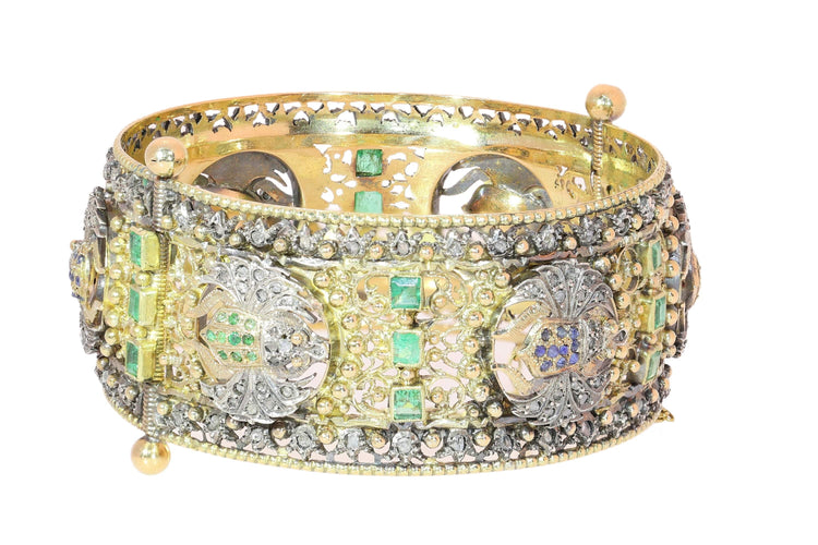 26050-0270.p13_Bracelet vittoriano neoeegiziano con cerniera con diamante e gemma Set scarabei-it.jpg