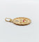 Pendentif Augis - Pendentif Médaille d'amour 22 mm en or rose 18k rubis 58 Facettes A06804