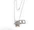 Collier Pendentif et collier en or blanc 18 ct avec diamants 58 Facettes 187/A