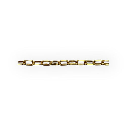 Collier Chaîne maille forçat large en or jaune 585, 60 cm 58 Facettes 149067569
