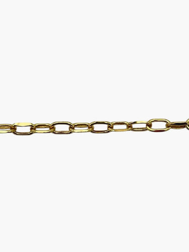 Collier Chaîne maille forçat large en or jaune 585, 60 cm 58 Facettes 149067569