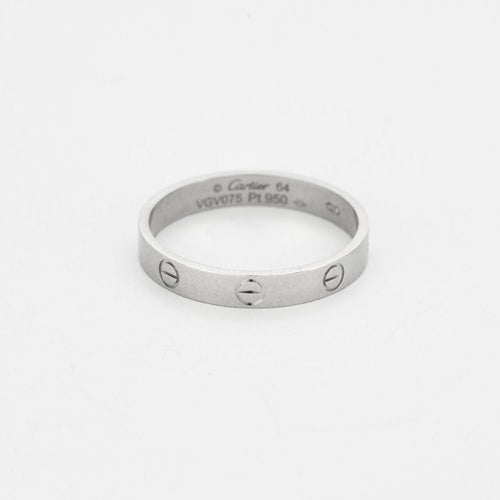 Bague 64 CARTIER - Love - Bague / Alliance en platine 58 Facettes 58FC6-1