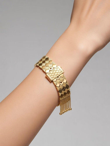 Bracelet Bracelet ceinture vintage en or jaune 18K 58 Facettes BRACELET-LP1836