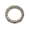 Bague 49 Bague en or blanc 18K sertie de diamants et rubis 58 Facettes 330091349