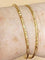 Bracelet Bracelets jonc fins gravés en or jaune 750 58 Facettes C/dk