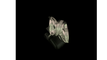 Bague 58 Bague nœud en or gris 750 sertie de diamants taille baguette 58 Facettes LP196