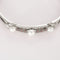 Bracelet Bracelet jonc ajouré en or gris 18K avec perles de culture et diamants 58 Facettes LF6