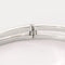 Bracelet Bracelet jonc ajouré en or gris 18K avec perles de culture et diamants 58 Facettes LF6
