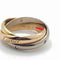 Bague 55 Cartier Trinity - Bague classique en or tricolore 18k et diamants 58 Facettes 247