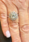 Bague 56 Chaumet - Bague fleur en platine et diamants naturels 58 Facettes Chau