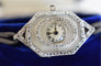 Montre Vacheron Constantin - Montre de dame Art déco en platine, or blanc et diamants 58 Facettes VC-500