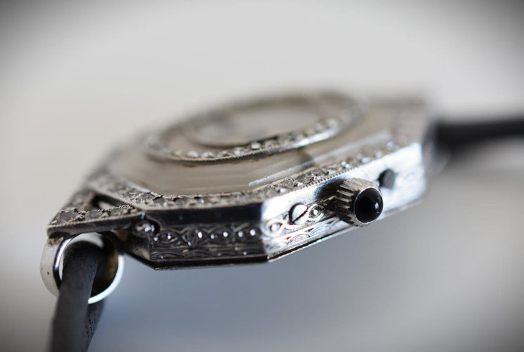 Montre Vacheron Constantin - Montre de dame Art déco en platine, or blanc et diamants 58 Facettes VC-500