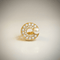 Bague 55 Henri Gargat - Bague Rétro-Modern en or jaune et diamants 58 Facettes Garg