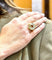 Bague 55 Henri Gargat - Bague Rétro-Modern en or jaune et diamants 58 Facettes Garg