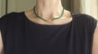 Collier Collier ras-du-cou en émeraudes naturelles avec fermoir en or jaune 18 carats 58 Facettes Collier