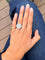 Bague 60 Bague Art déco en platine et or blanc avec diamants 58 Facettes bk