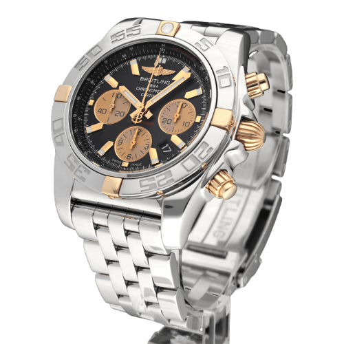 Montre Breitling Chronomat 44 - Montre en or rose et acier 58 Facettes BTL/CHM/203