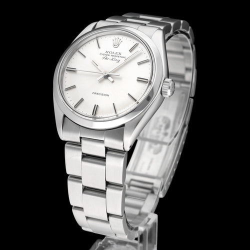 Zegarek Rolex Air-King Precision ref. 5500 - Zegarek stalowy 34 mm (1978) 58 Facettes ROL/AIK/220