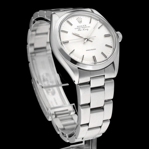 Zegarek Rolex Air-King Precision ref. 5500 - Zegarek stalowy 34 mm (1978) 58 Facettes ROL/AIK/220